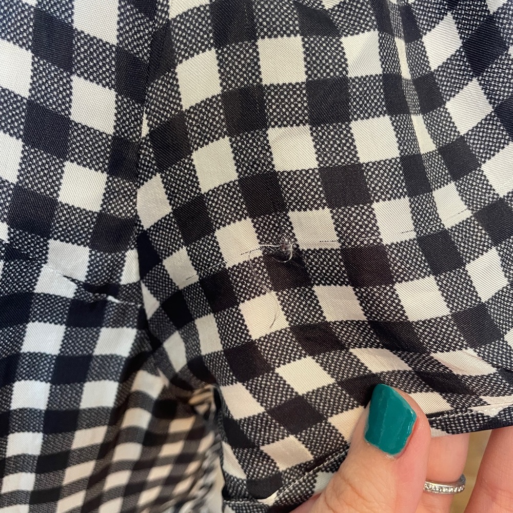 NWT J. Crew Gingham Maxi size 12 - Picture 4 of 5